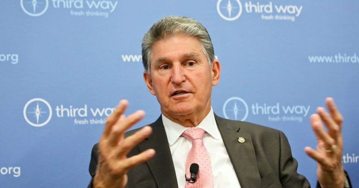 Sen. Joe Manchin Makes Post-Election Push To End America’s Two-Party System