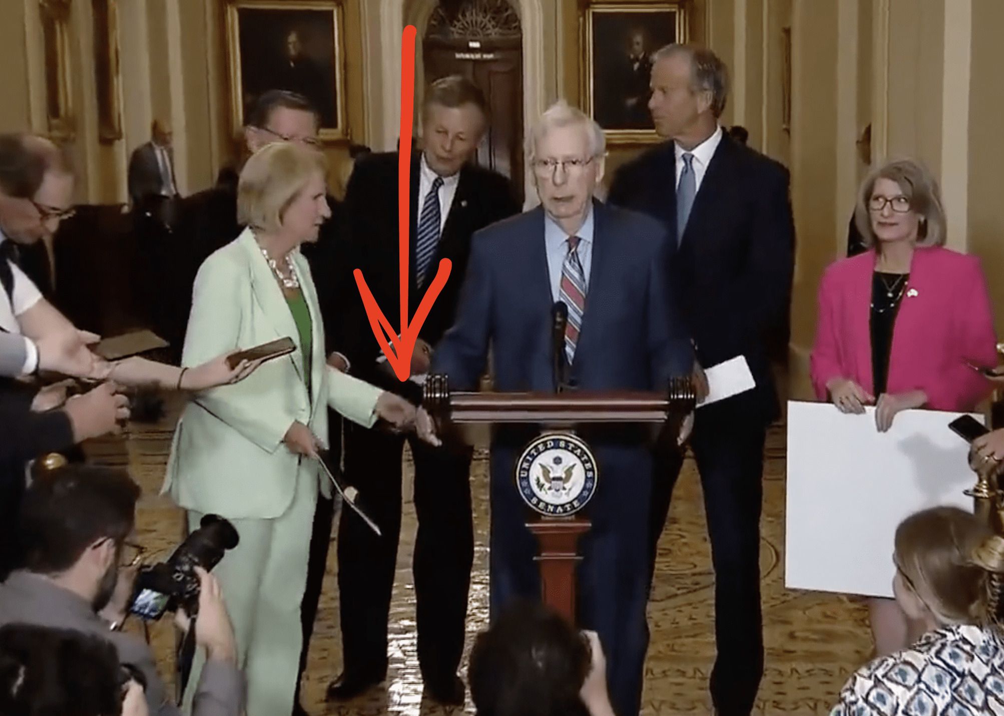 What Did This Woman Poke Mitch McConnell With? | WLT Report