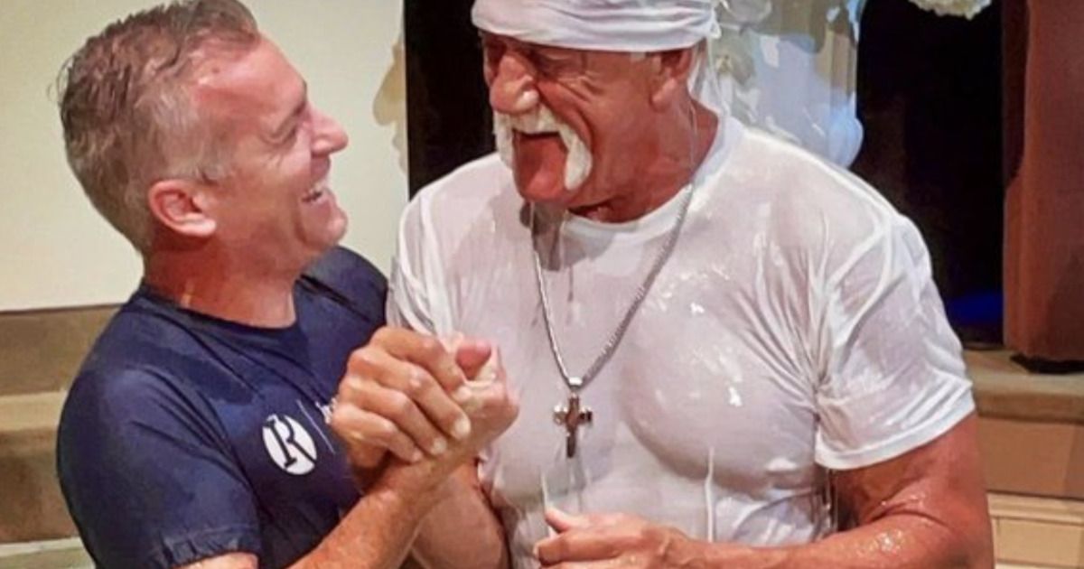 Legendary Wrestler Hulk Hogan Baptized! Watch The Moment It Happened Here | WLT Report