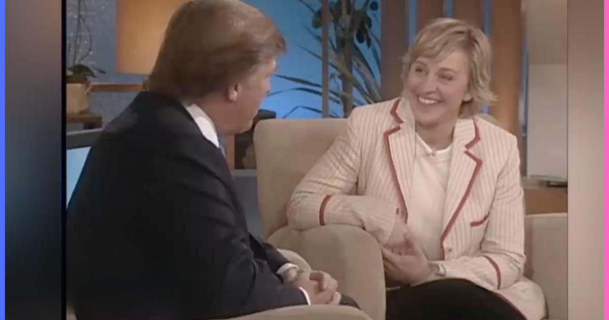 WATCH: Ellen Fawns Over Donald Trump (2004) | WLT Report