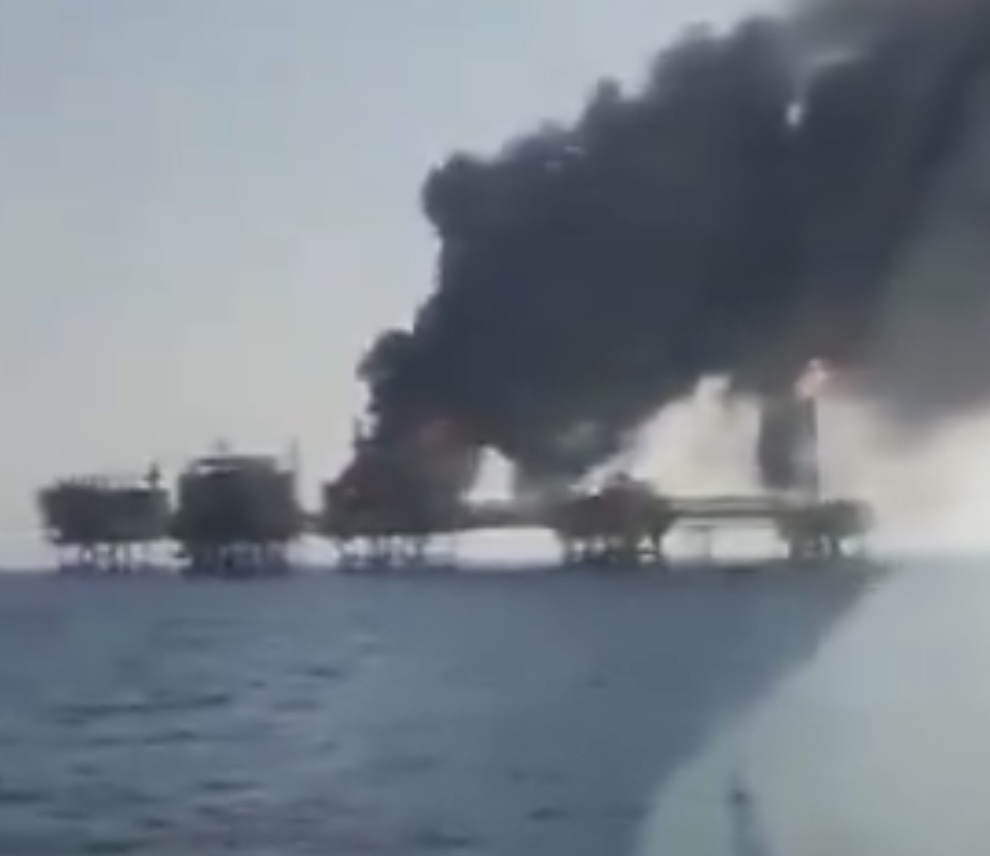 DEVELOPING: Massive Fire Starts On Mexican-Operated Oil Platform, Multiple Injuries