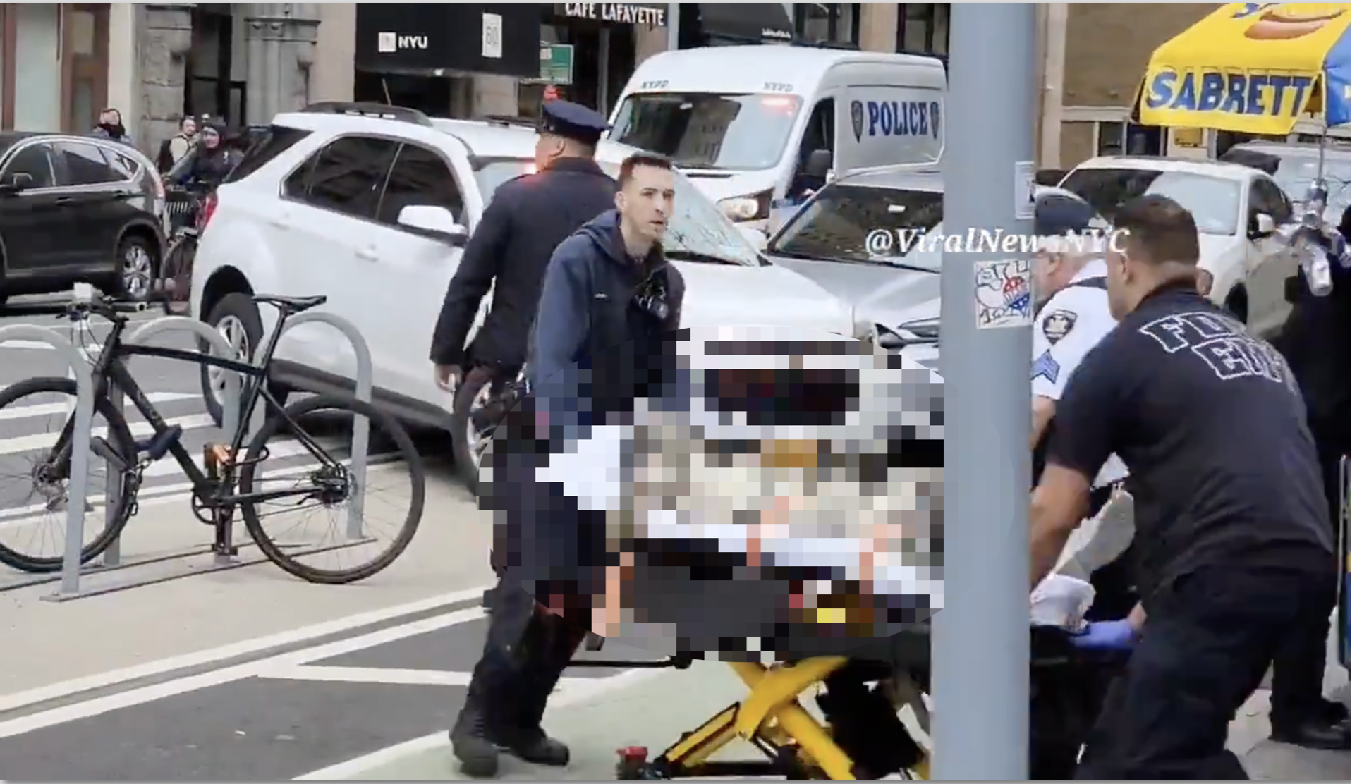 EXTREMELY GRAPHIC: Video Released Showing Fully Burned Body Wheeled Onto Ambulance