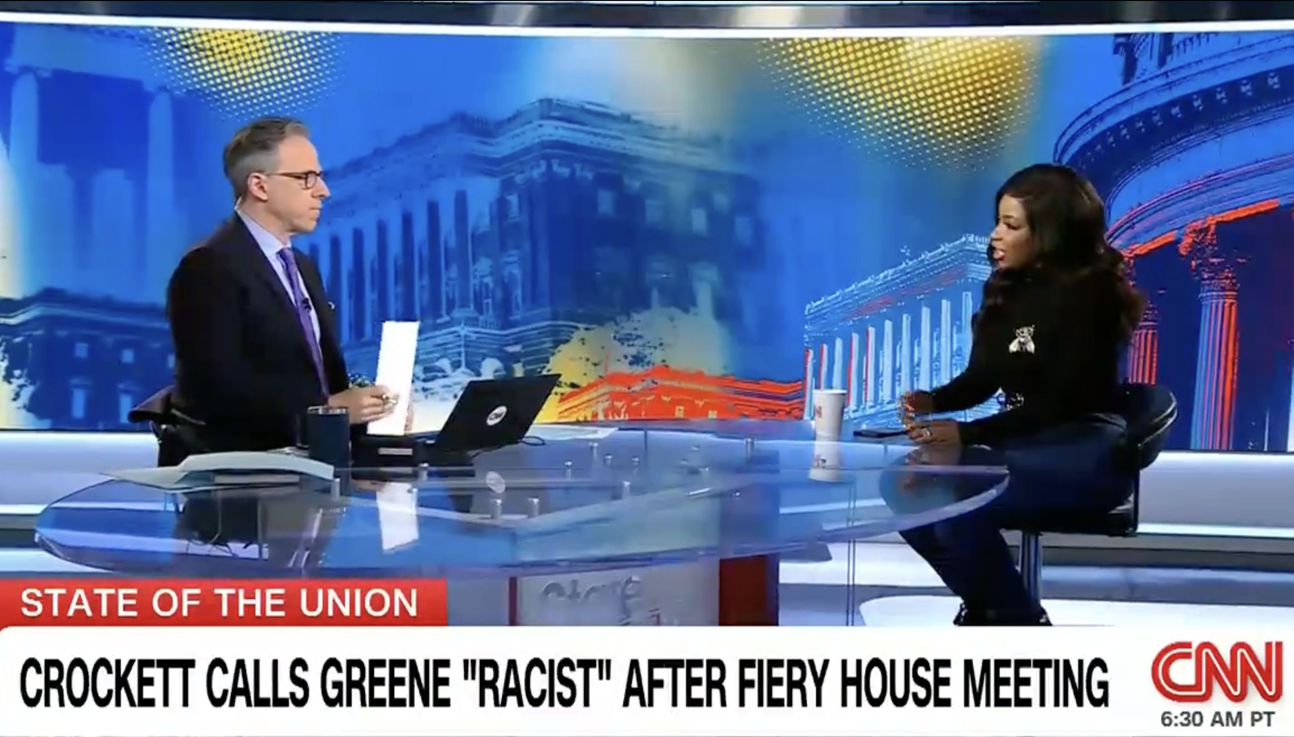 ‘You Attacked Her’: Even CNN Host Took Issue With Rep. Crockett’s Insulting Outburst Toward MTG