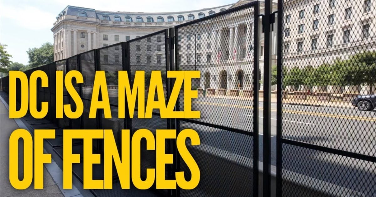 BREAKING: Fences Back Up All Over DC....Here's Why | WLT Report