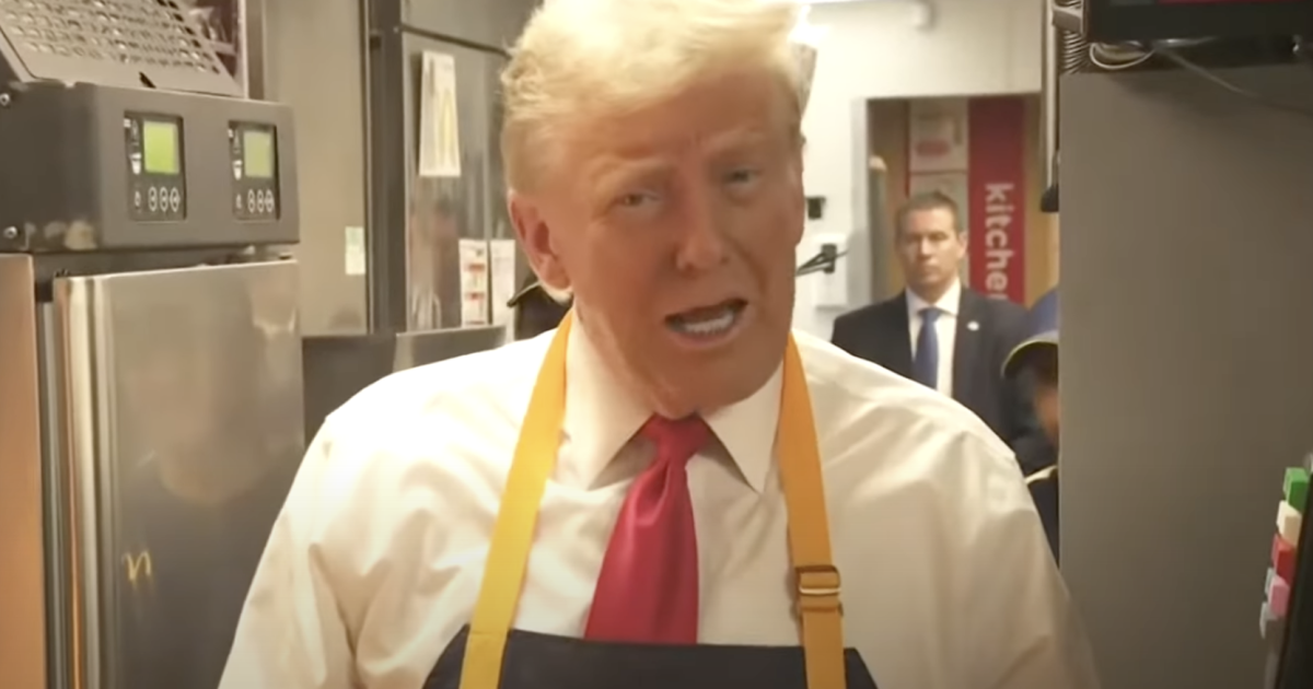 Famous Rapper Has The Perfect Response To Critics Of President Trump’s Visit To McDonald’s