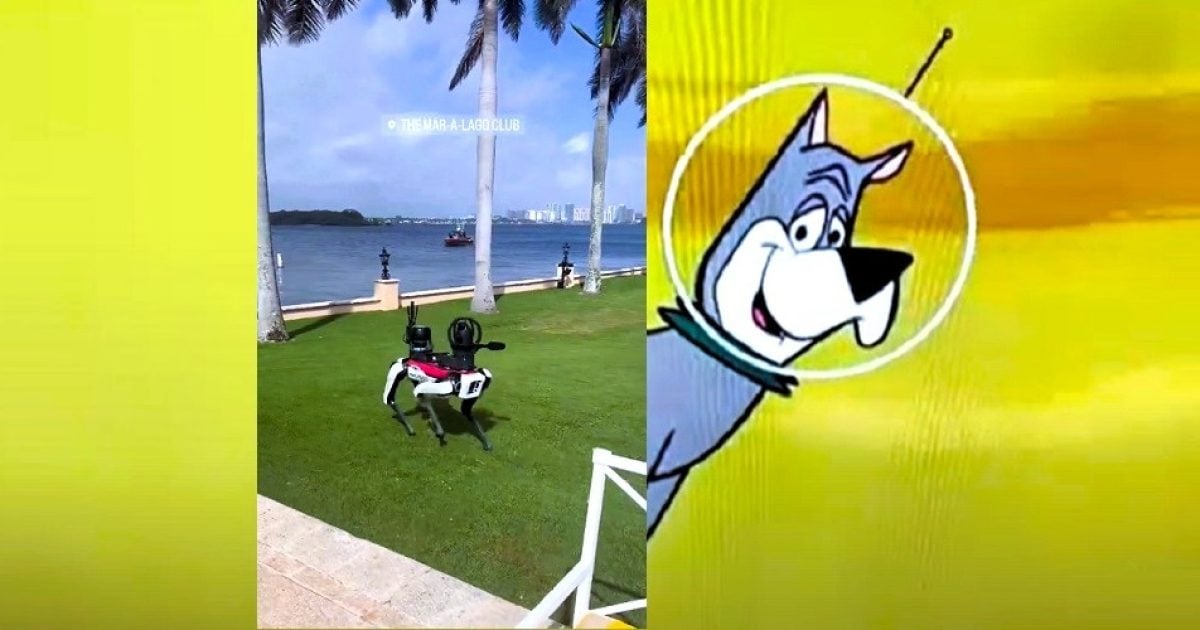 (WATCH!) Meet Astro, The High-Tech Hound Deployed To Guard President Trump’s Mar-A-Lago Estate