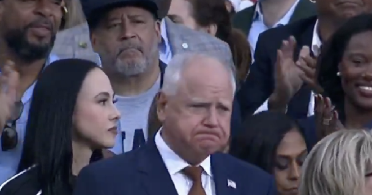 Tim Walz CRIES During Kamala Harris’ Concession Speech