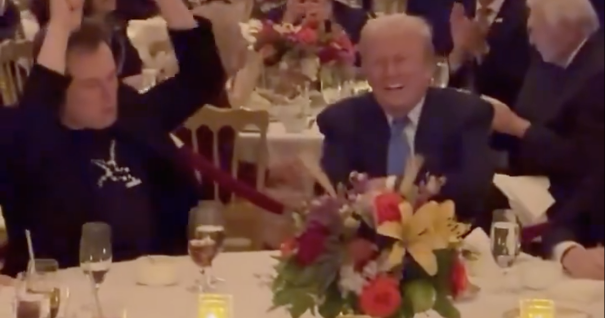 MUST-SEE: President Trump and Elon Musk Dance To YMCA At Mar-a-Lago to Celebrate Thanksgiving