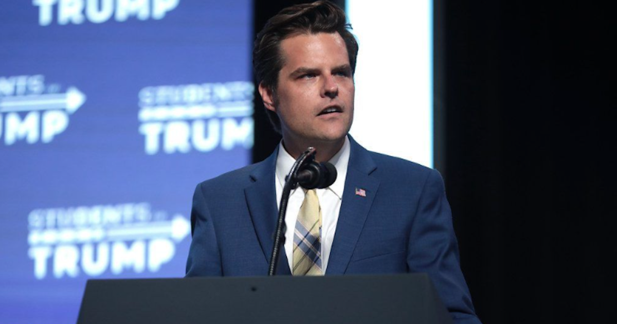 House Ethics Committee Reverses Course, Votes to Release Matt Gaetz Report