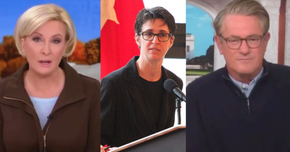 Rachel Maddow Furious Over Morning Joe & Mika’s Visit to See President Trump