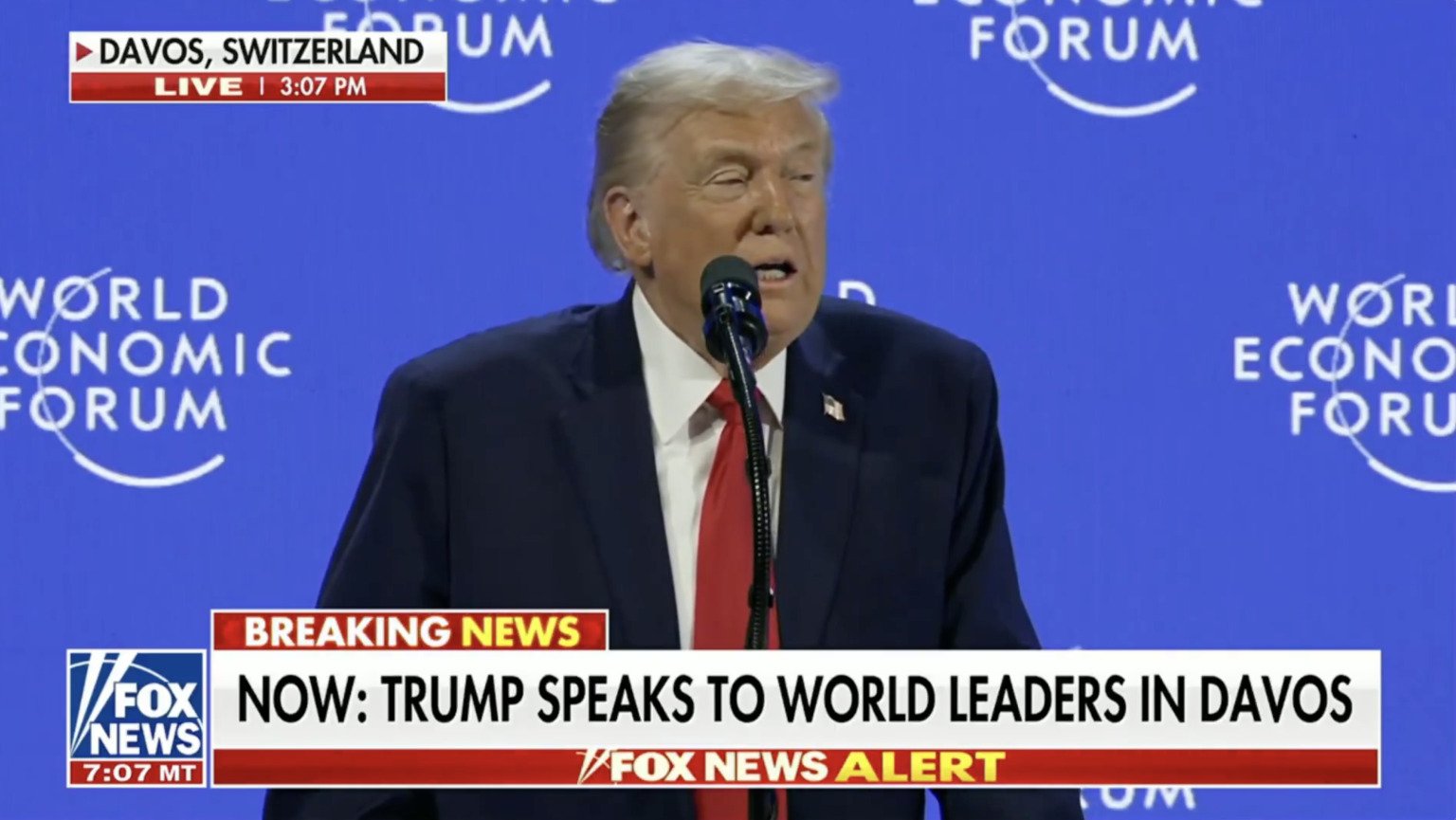 Watch President Trump S Historic Full Speech At Davos 1 21 26 Wlt