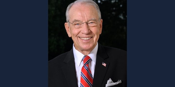 Senator Chuck Grassley official portrait