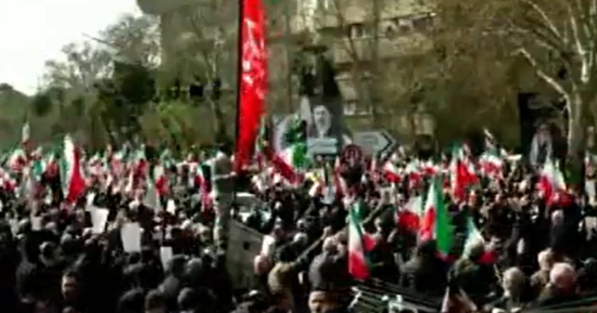 Thousands Of Iranians Gather In The Streets To Commemorate The Death Of Iran’s Former Supreme Leader