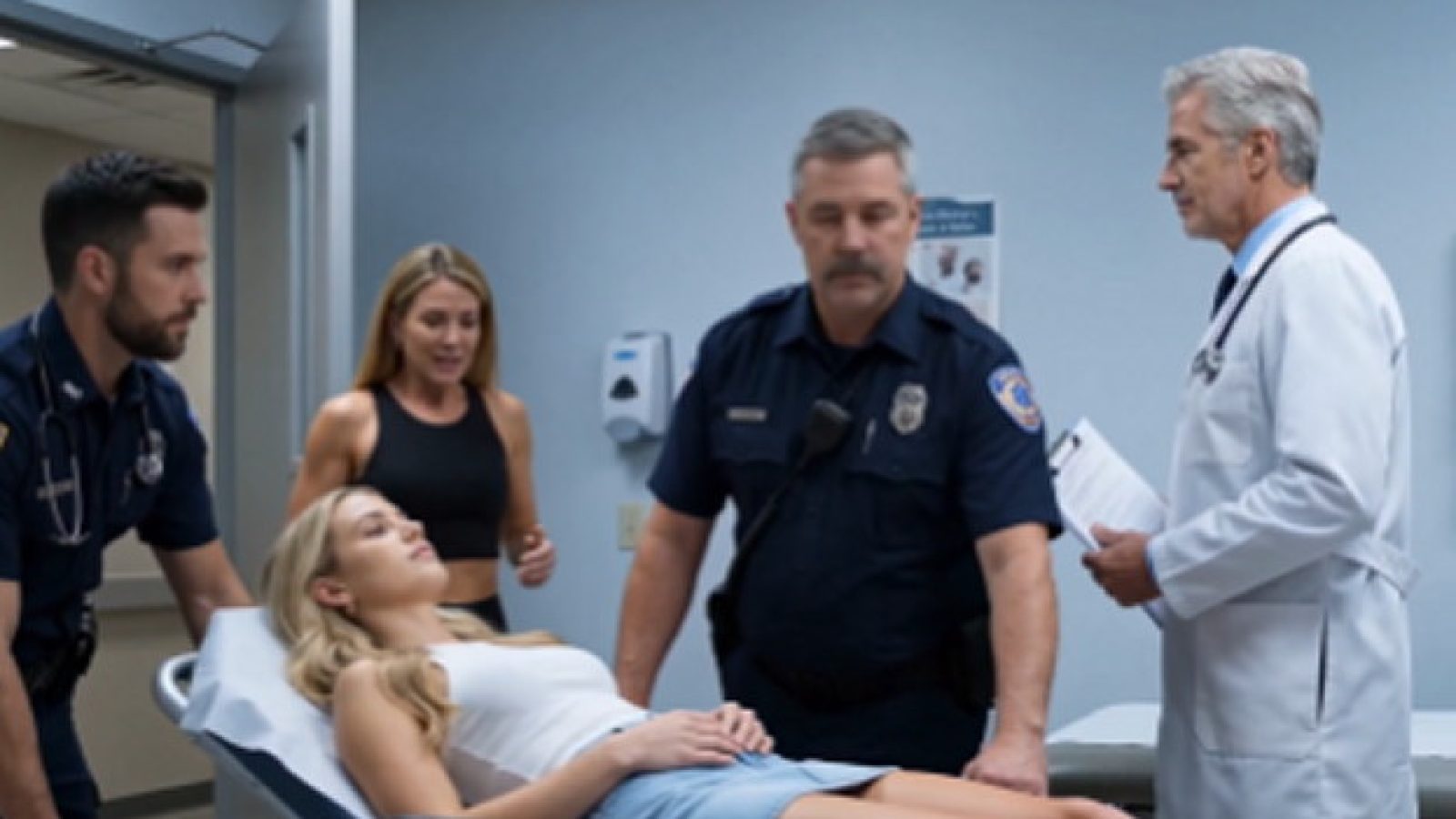 Emergency room scene from a viral Spencer Pratt for Los Angeles mayor supporter ad