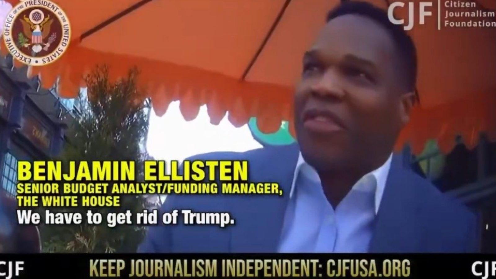 Benjamin Ellisten appears in an O Keefe Media Group undercover video still