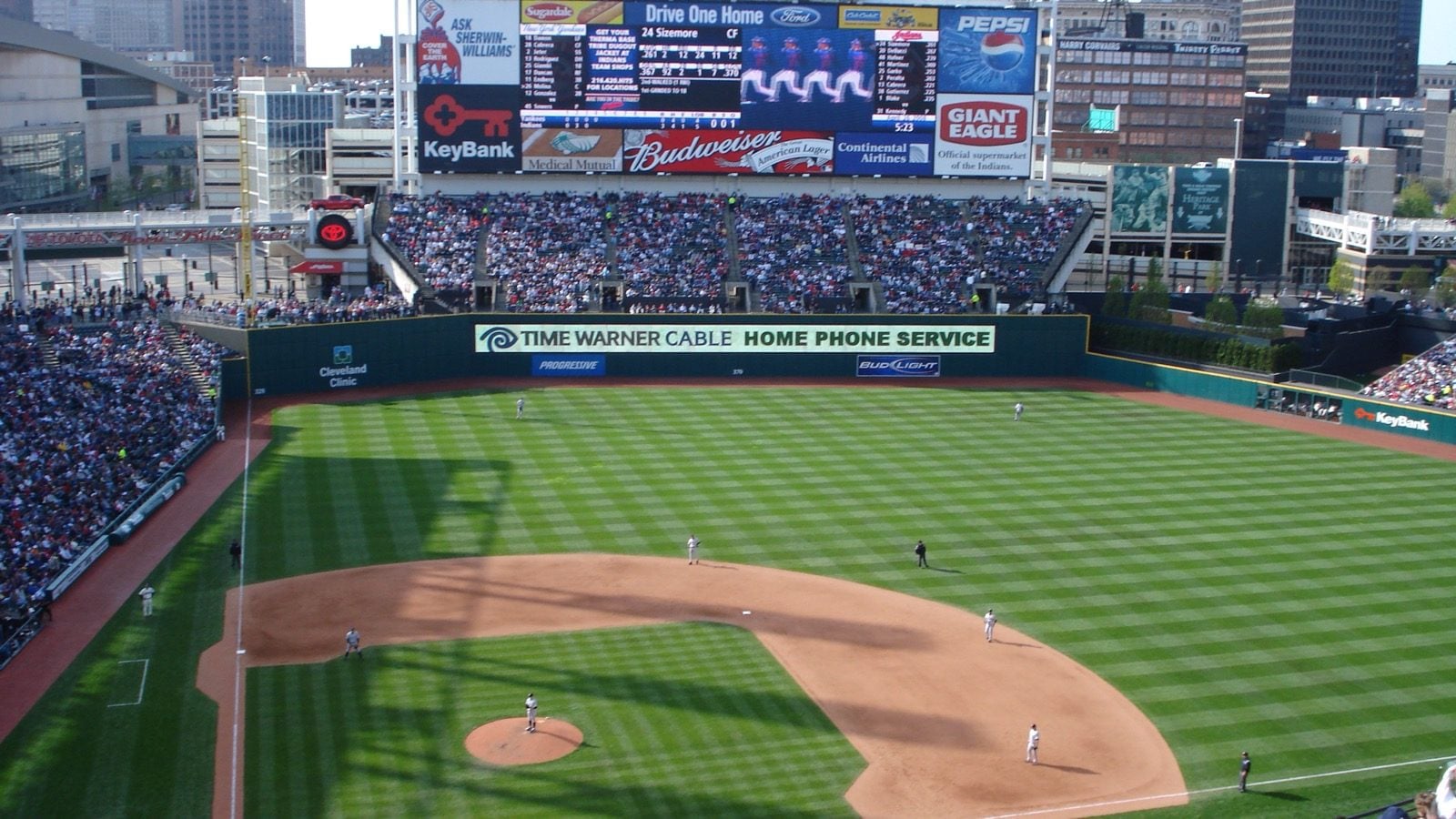 Progressive Field in Cleveland, Ohio