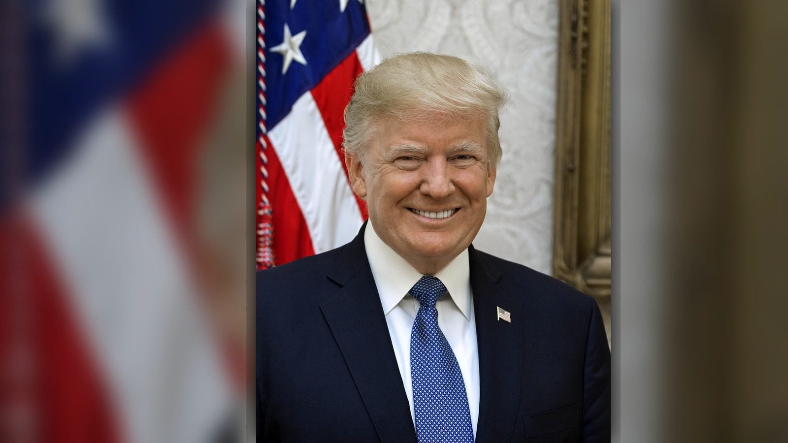 President Donald Trump, official White House portrait.