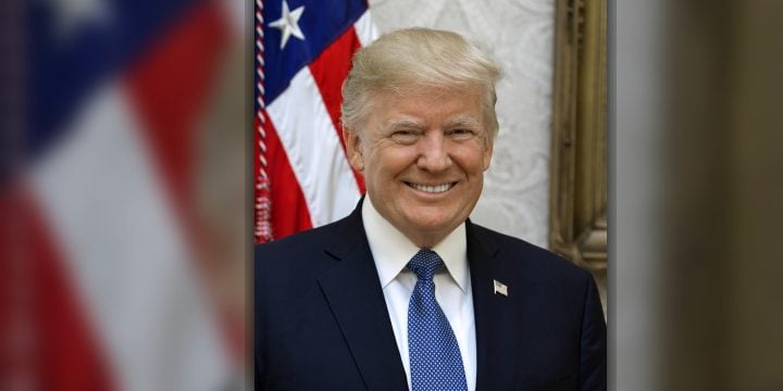 President Donald Trump, official White House portrait.