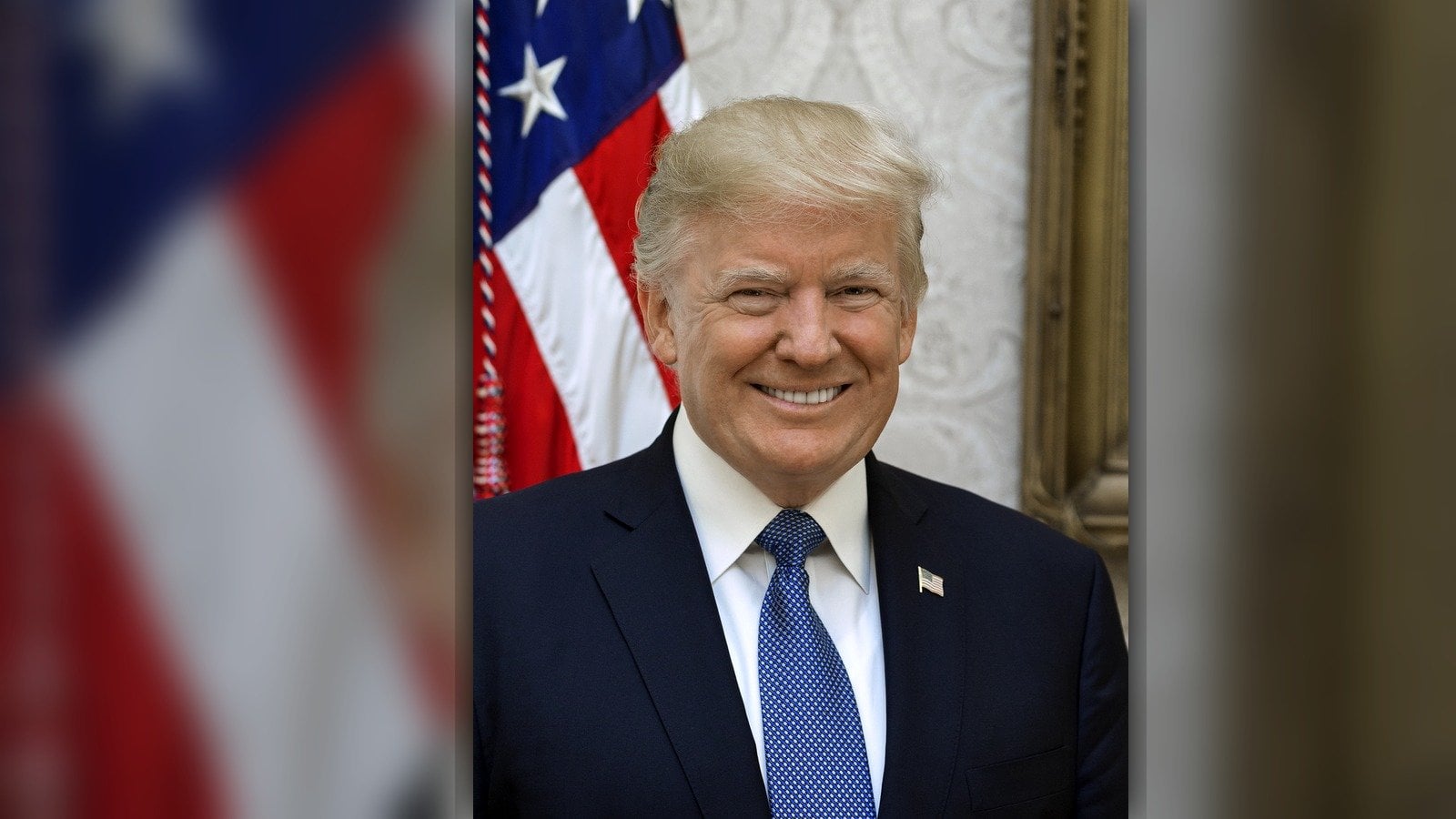 President Donald Trump, official White House portrait.