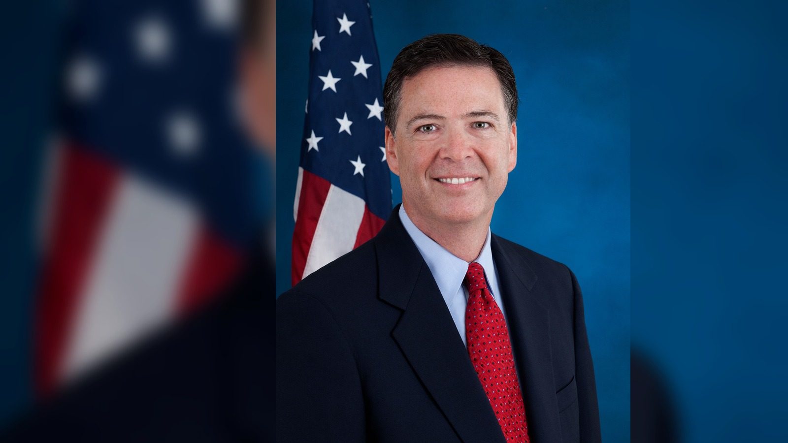 Former FBI Director James Comey official FBI portrait