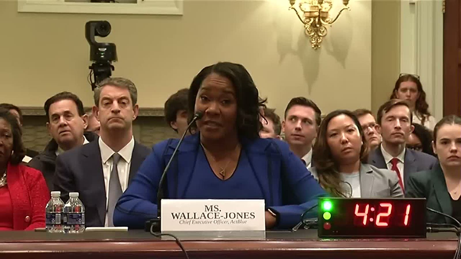 ActBlue CEO Regina Wallace-Jones testifies before the House Administration Committee