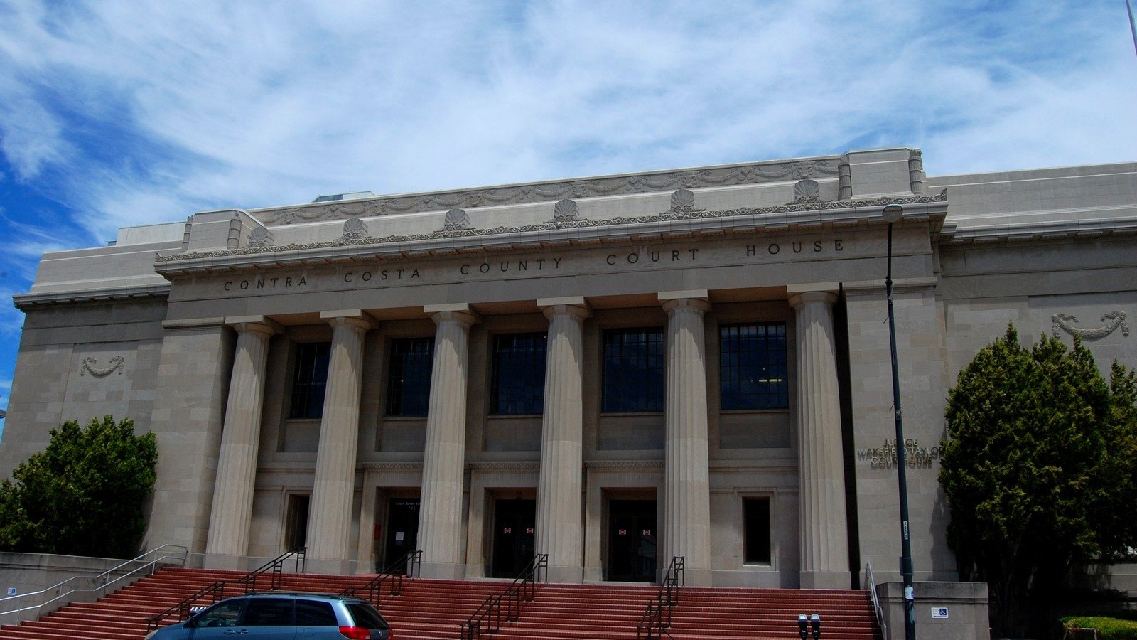 Contra Costa County Hall of Records courthouse building in Martinez, California