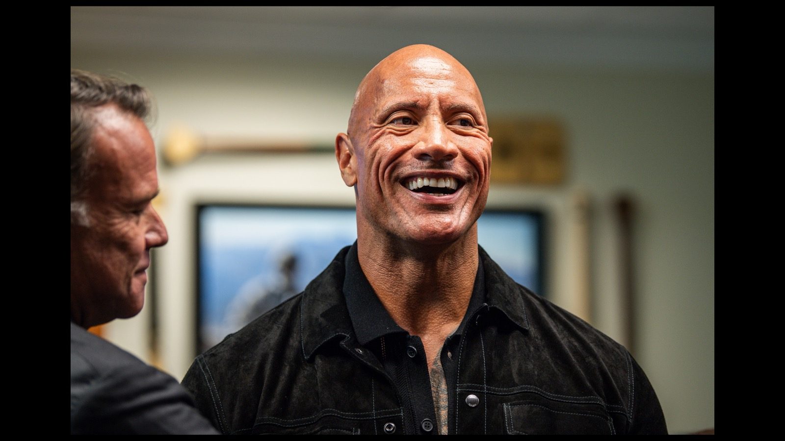 Dwayne The Rock Johnson visiting the Pentagon