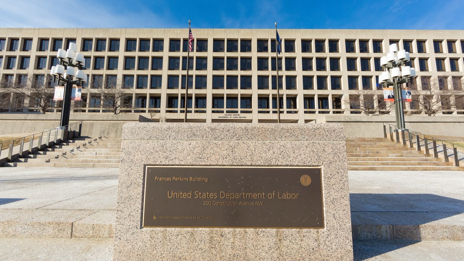 United States Department of Labor Frances Perkins Building in Washington, D.C.