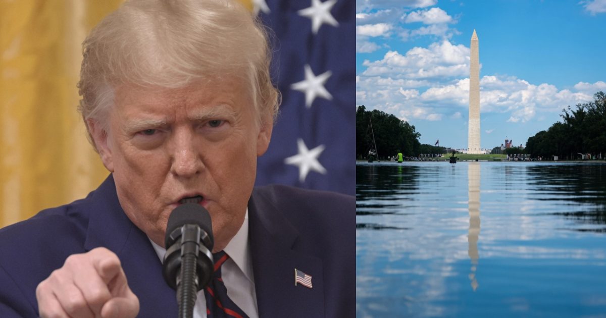 President Trump Announces MORE Reflecting Pool Vandal Arrests, Repairs On the Way