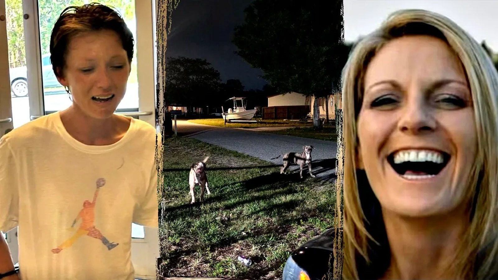 Source screenshot from Fox News Digital showing Jodi Cowan, Max and Mako, and Linda Cutler in connection with the fatal Cocoa dog mauling