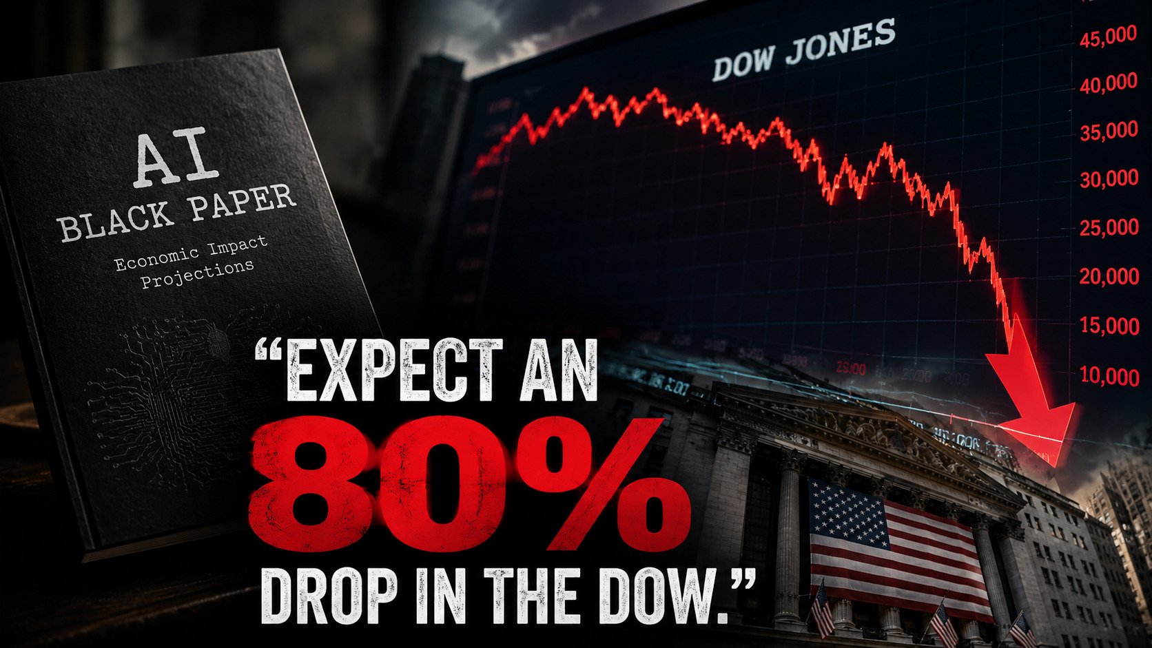 WARNING: New AI Black Paper Says “Expect an 80% drop in the Dow.”