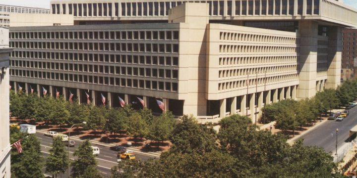 The FBI headquarters building in Washington, D.C.