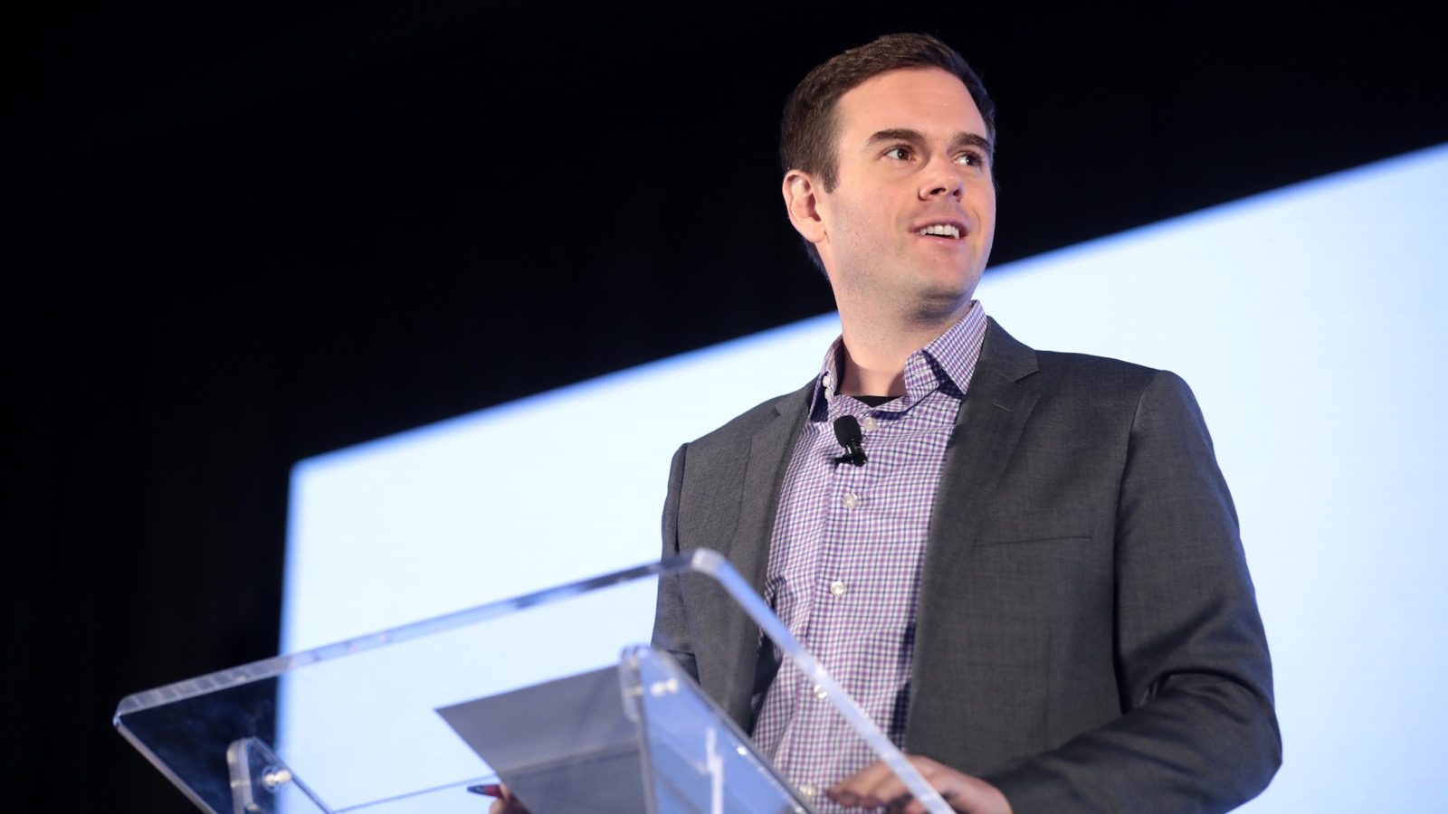 Fox News political analyst Guy Benson speaks at the 2019 Teen Student Action Summit in Washington, D.C.