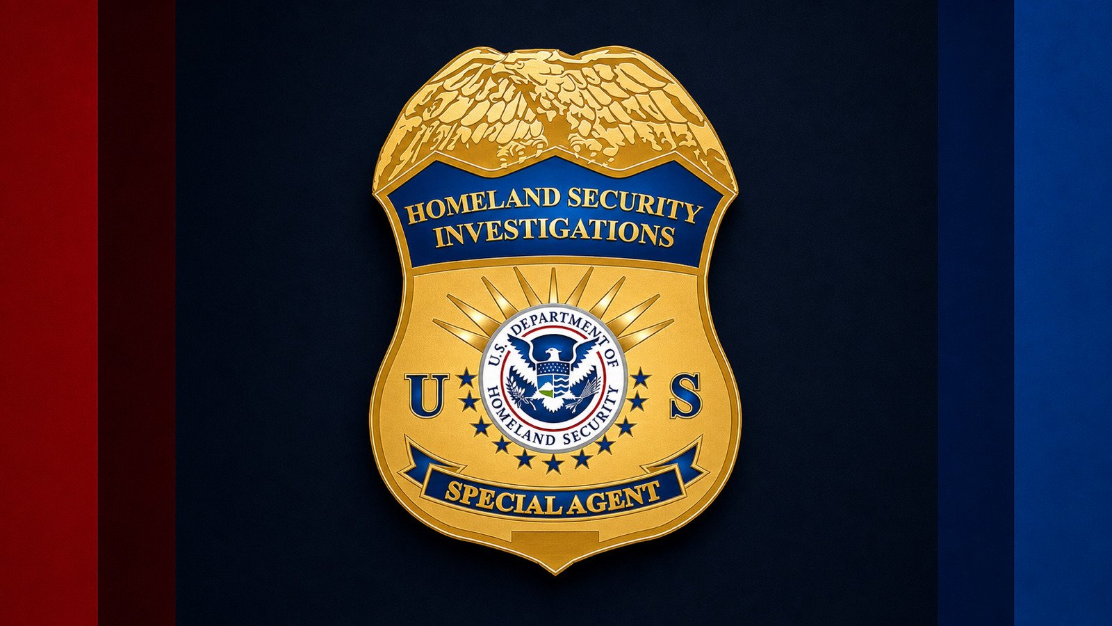 Homeland Security Investigations special agent badge