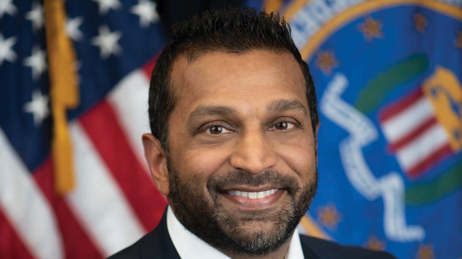 FBI Director Kash Patel in his official portrait
