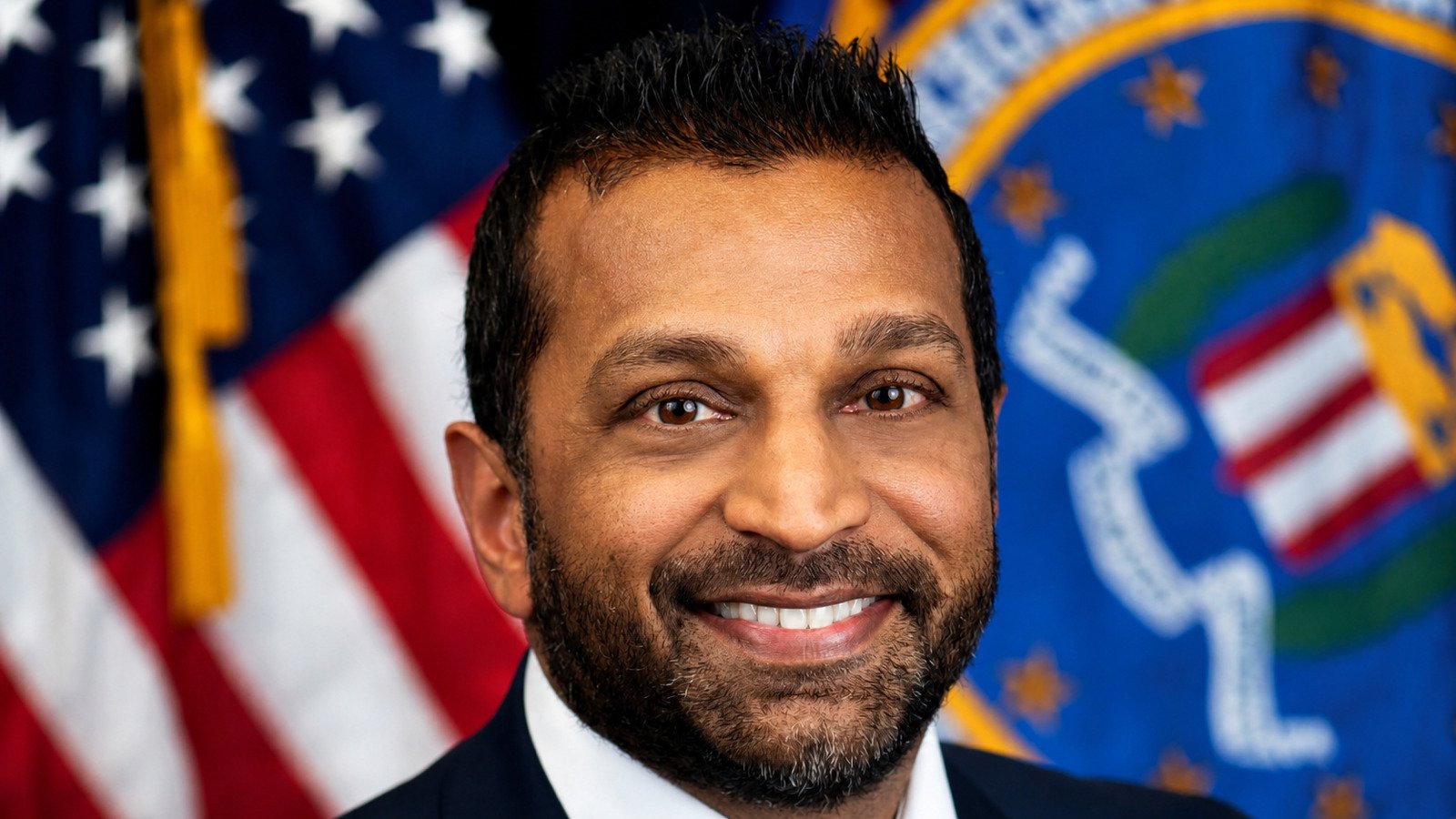 FBI Director Kash Patel in his official portrait