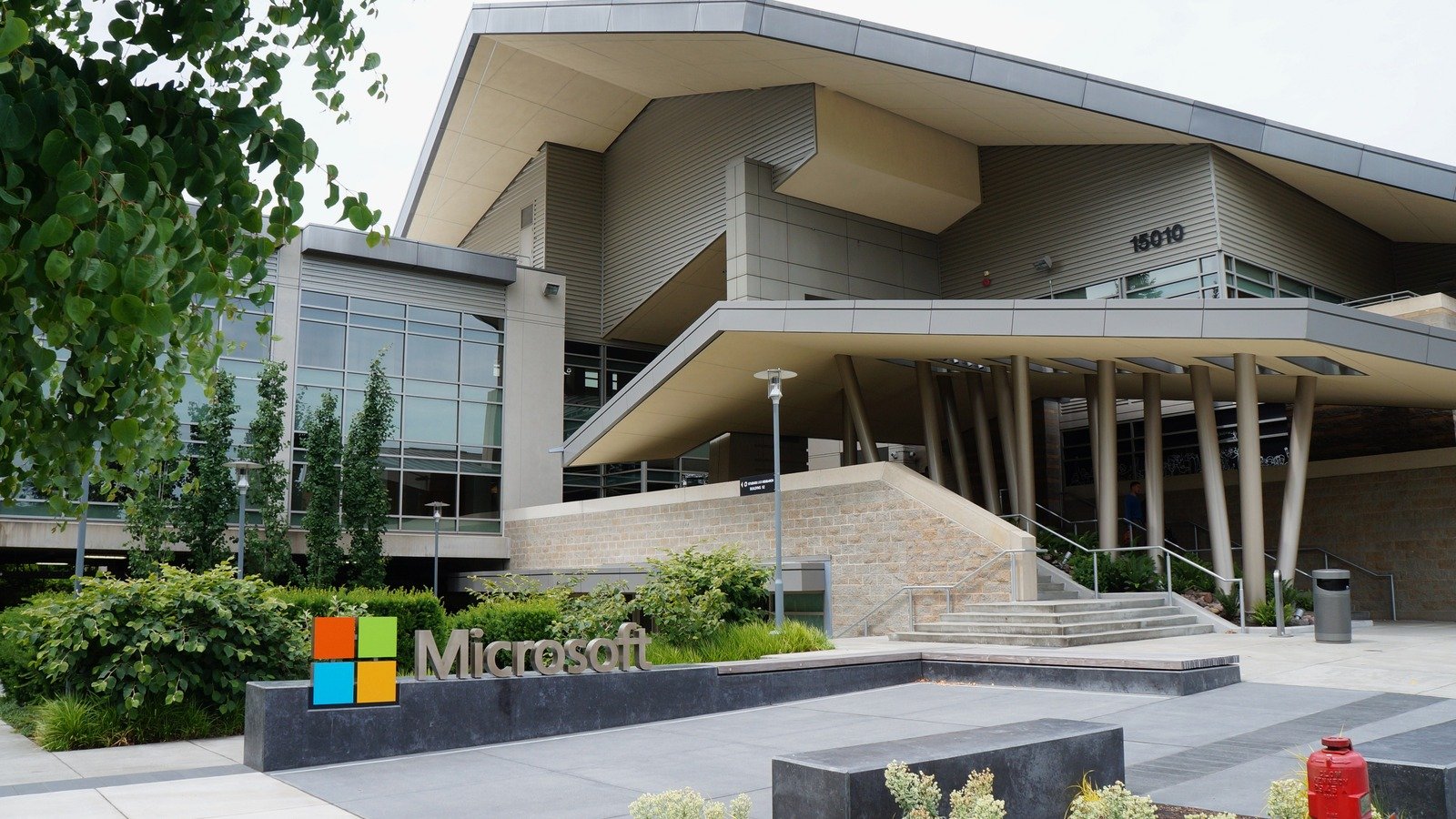 Microsoft Building 92 at the company campus in Redmond, Washington