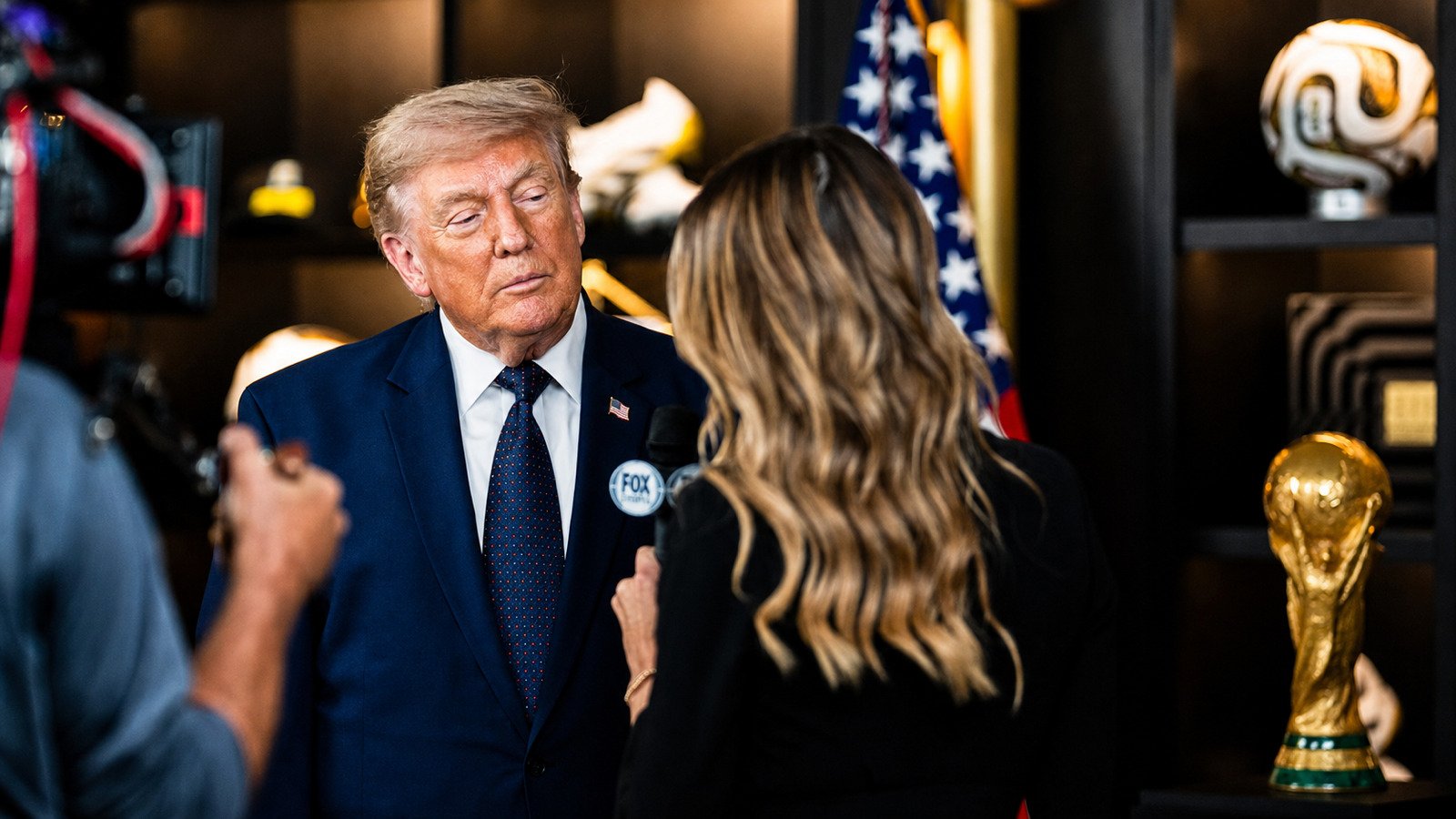 President Trump speaks at Trump Tower during a July 2026 White House event