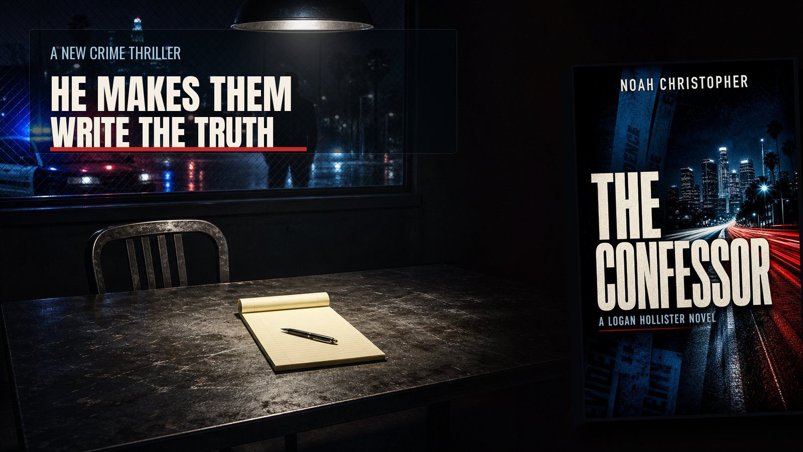 The Confessor crime thriller: He makes them write the truth