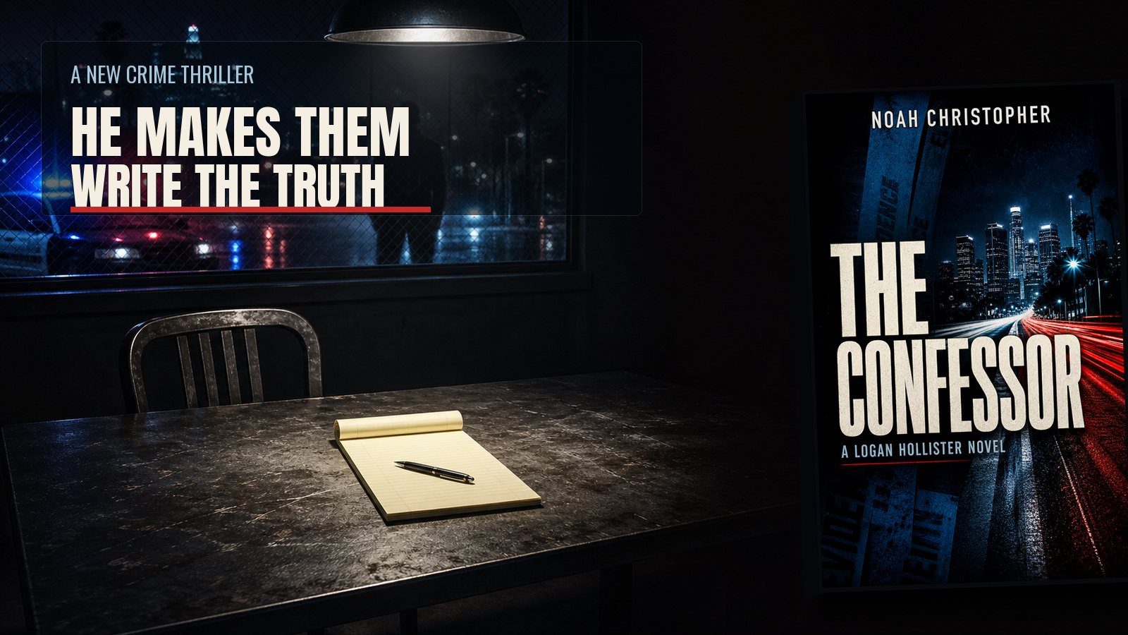 The Confessor crime thriller: He makes them write the truth