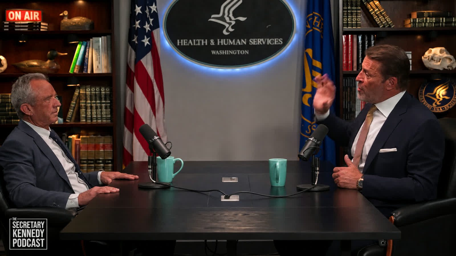 Tony Robbins tells Robert F. Kennedy Jr. about his AI agent Bartok during The Secretary Kennedy Podcast