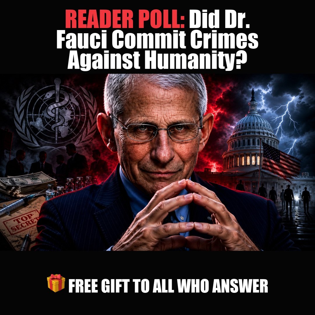 READER POLL: Did Dr. Fauci Commit Crimes Against Humanity? vote now