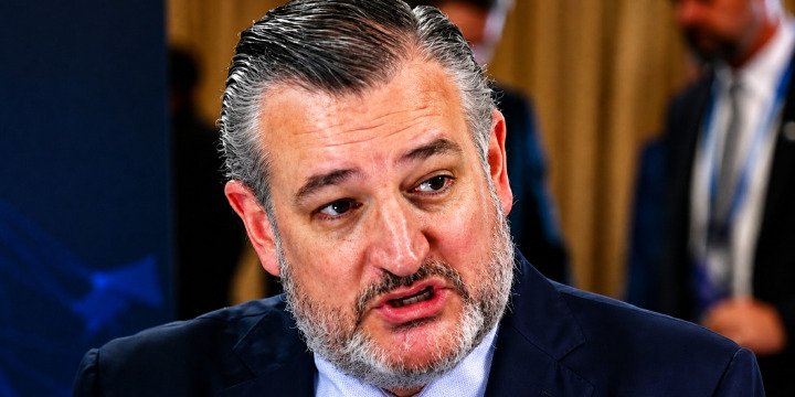 Senator Ted Cruz speaking during an interview