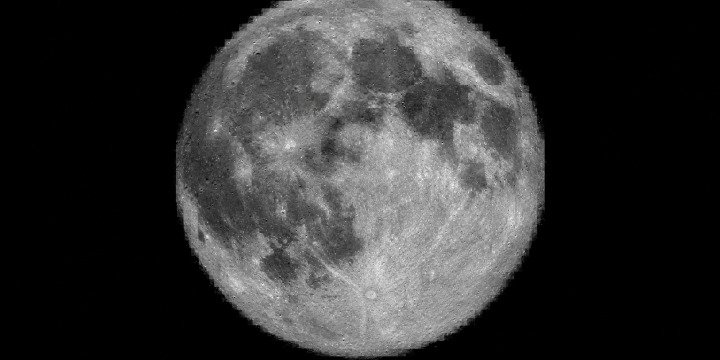 Full-disc Moon mosaic created from NASA Lunar Reconnaissance Orbiter images