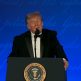 President Trump speaks at the White House Correspondents' Association Dinner on July 24, 2026